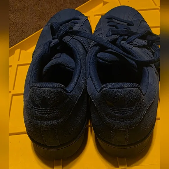 Adidas superstar monochrome royal blue suede shoes Adicolor size - Picture 5 of 6